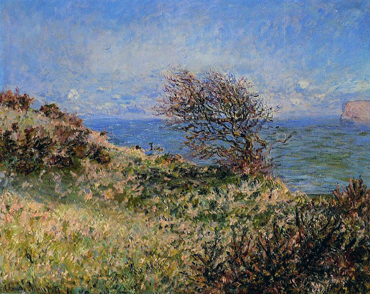 On the Cliff at Fecamp 1881